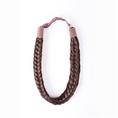 Diadema trenza grande castaño claro - 6 - POSTIZO-TRENZA-GRANDE-6
