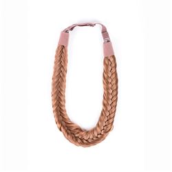 Diadema trenza grande rubio clarísimo - 27hy - POSTIZO-TRENZA-GRANDE-27HY