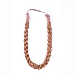 Diadema trenza mediana rubio claro dorado - 27s - POSTIZO-TRENZA-MED-27S