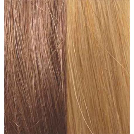 Pelo queratina 55-60 cm ondulado - color 18/24 - PELO-50-60-COLOR-18.24