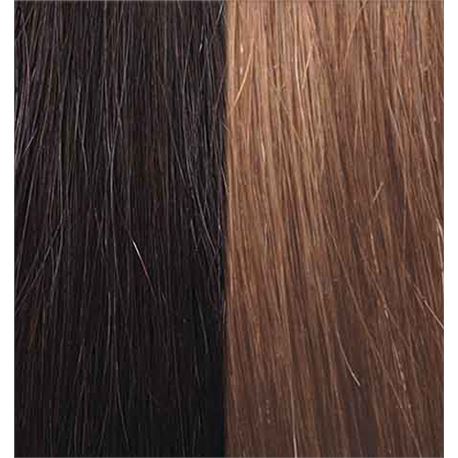 Pelo queratina 55-60cm ondulado - color 2/17 - PELO-50-60-COLOR-2-17