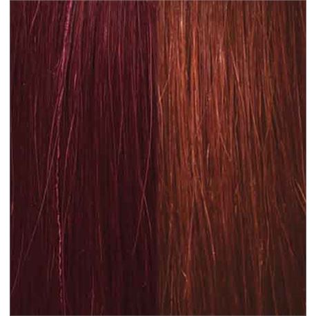 Pelo queratina 55-60cm ondulado - color 32/130 - PELO-50-60-COLOR-32-130