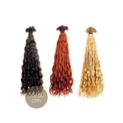 She pelo rizado 55-60 cm - CABELLO-CON-KERATINA-55-60CM-10PZ-RIZADO