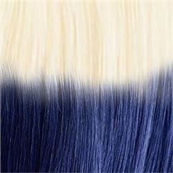 Pelo queratina 50cm californiana 1001blu lisa - PELO-CALIFORNIA-50CM-1001-BLU