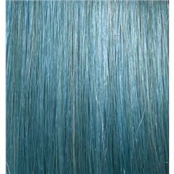 Pelo queratina 55/60cm liso  - color turchese - PELO-55-60-TURCHESE