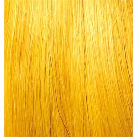Pelo queratina 55-60cm liso - color amarillo - PELO-50-55-AMARILLO