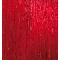 Pelo queratina 55-60cm liso - color rosso - PELO-50-55-ROSSO