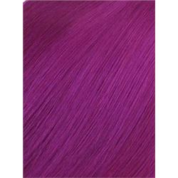 Pelo queratina 55-60cm liso - color viola medio - PELO-55-60-VIOLA-MEDIO-LISA