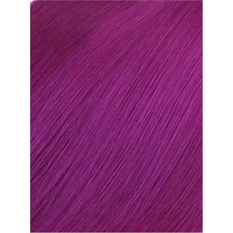 Pelo queratina 55-60cm liso - color viola medio - PELO-55-60-VIOLA-MEDIO-LISA
