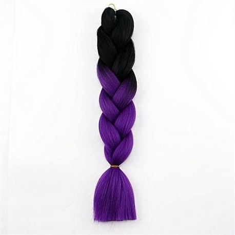 Pelo afro - color black/dark purple - PELO-AFRO-NEGR-MORADO-OSC