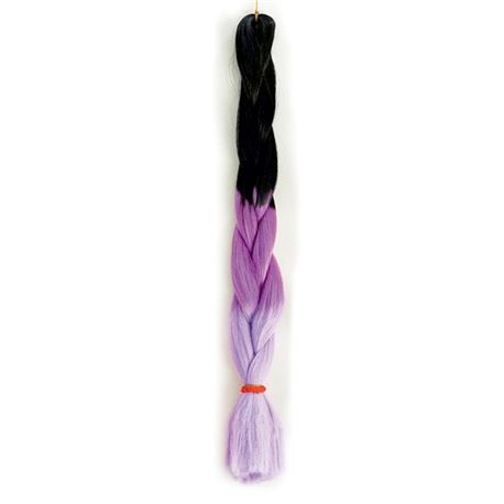 Pelo afro - color black/pink/purple - CABELLO-PELO-AFRO-3COLORES-(3)