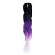 Pelo afro - color black/purple/grey - PELO-AFRO-NEGRO-PURP-GRIS