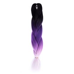 Pelo afro - color black/purple/grey