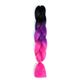Pelo afro - color black/purple/pink - PELO-AFRO-NEGRO-PURP-ROSA