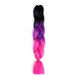 Pelo afro - color black/purple/pink