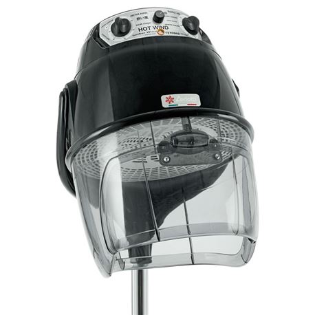 Secador casco gong negro 1000w - SECADOR-CASCO-GONG-NEGRO