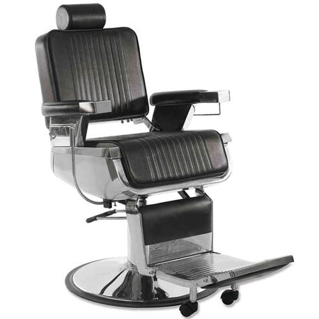 Sillón barbero hércules negro - HERCULES