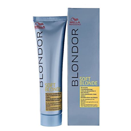 Decoloración crema soft blonde blondor - 200 gr - WELLA-DECOLORACION-CREMA-BLONDOR-200GR