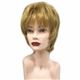 Peluca corta fibra 2 - color rubio dorado - PELUCA-PELOCORTO