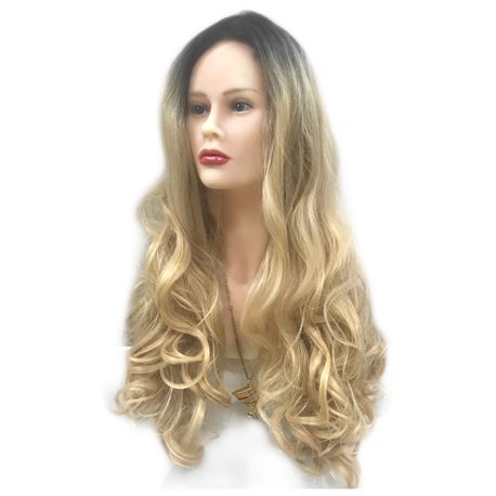 Peluca lace larga - color 1b/613 - PELUCA-LACE-LARGA-ONDULADA