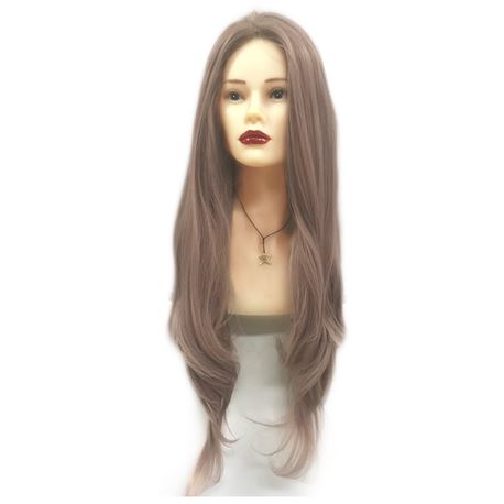 Peluca lace larga - color rosa palo - PELUCA-LACE-LARGA-VIOLET