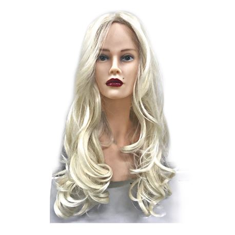 Peluca lace maleable - color platino - PELUCA-LACE-PLATINO