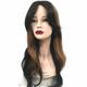 Peluca ondulada larga con fleco maleable - PELUCA-ONDULADA-LARGA