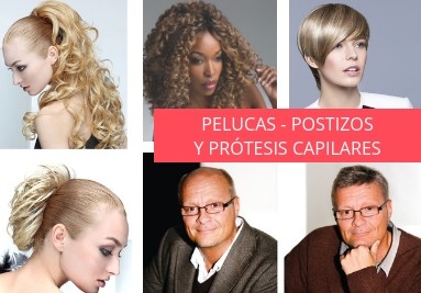Pelucas, postizos y pr&oacute;tesis capilares